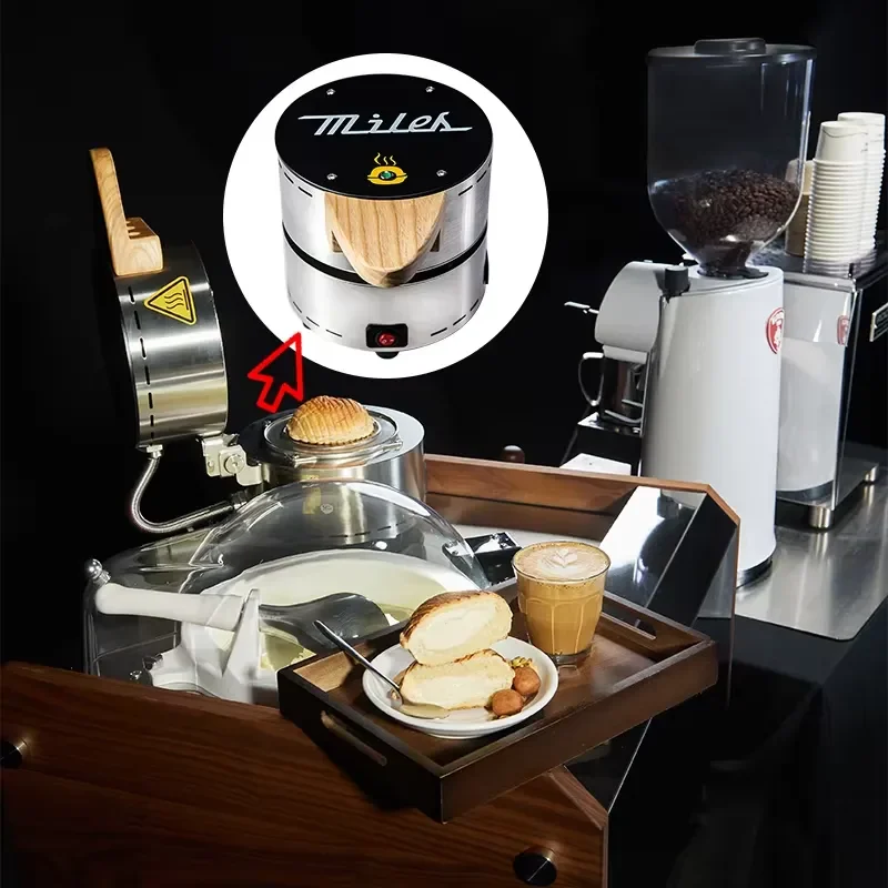 for Miles Hot Pressed Burger and Ice Cream Panini Maker Food Grade Stainless Steel Desktop Electric Snack Maker
