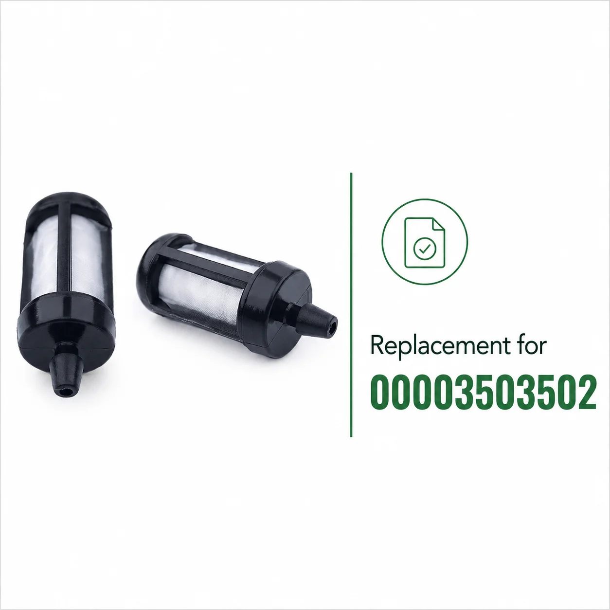 Fuel Filter For Stihl BG45 BG55 BG65 BG85 SH55 SH85 BR200 BR320 BR340 BR420 BR500 BR550 BR600 Leaf Blower 00003503502-5PCS