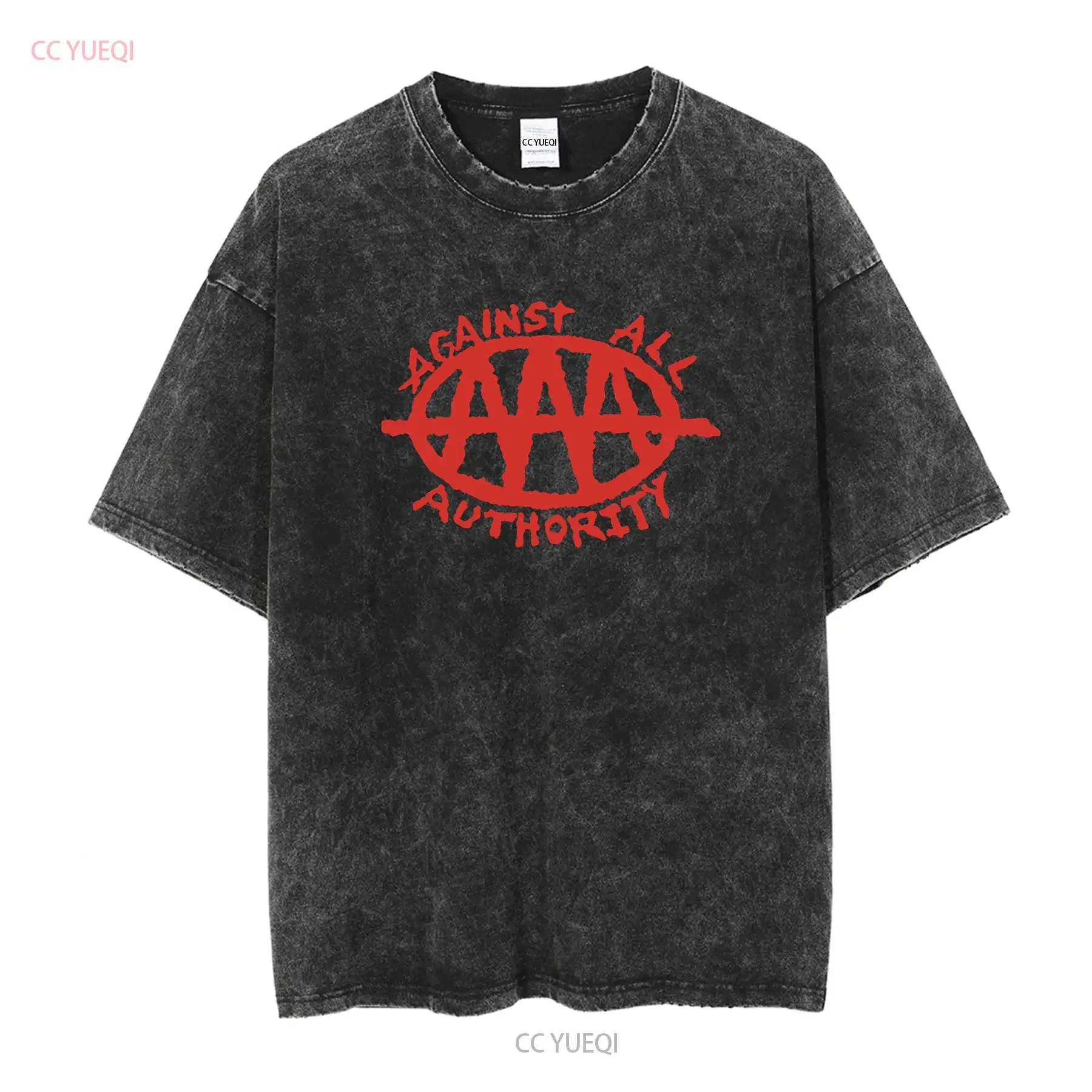 Against All Authority T Shirt Leftover Crack Subhumans MDC Dead Kennedys Crust Punk OI long or short sleeves vintage Washed
