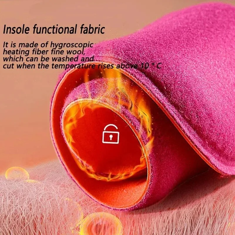 2026 Self Heating Insoles Thermostatic Thermal Insole Massage Memory Foam Arch Support Shoe Pad Heated Pads Winter Men Women2026 view 5