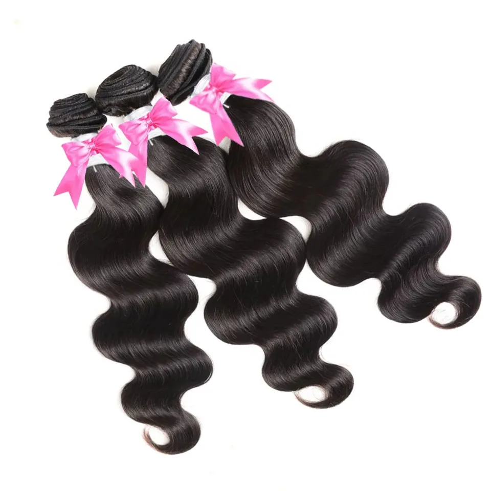 

Body Wave Human Hair Bundle Deals On Sale 28 30 Inch 100% Virgin Unprocessed Brazilian Remy Natural Water Weave For Balck Women