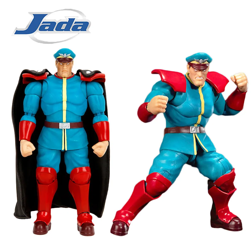 

Original JADA Toys Street Fighter II Vega Action Figure Cyan Variant Stylish Game Peripherals Desktop Decor Gift for Boys Girls