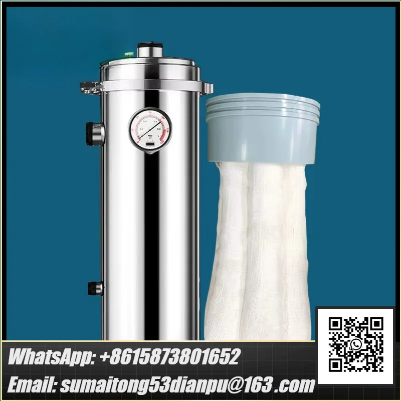 5000 L/H Hollow Fiber UF Water Purifier PVDF Membrane with Stainless Steel Filter Housing Water Filter Cartridge for Household