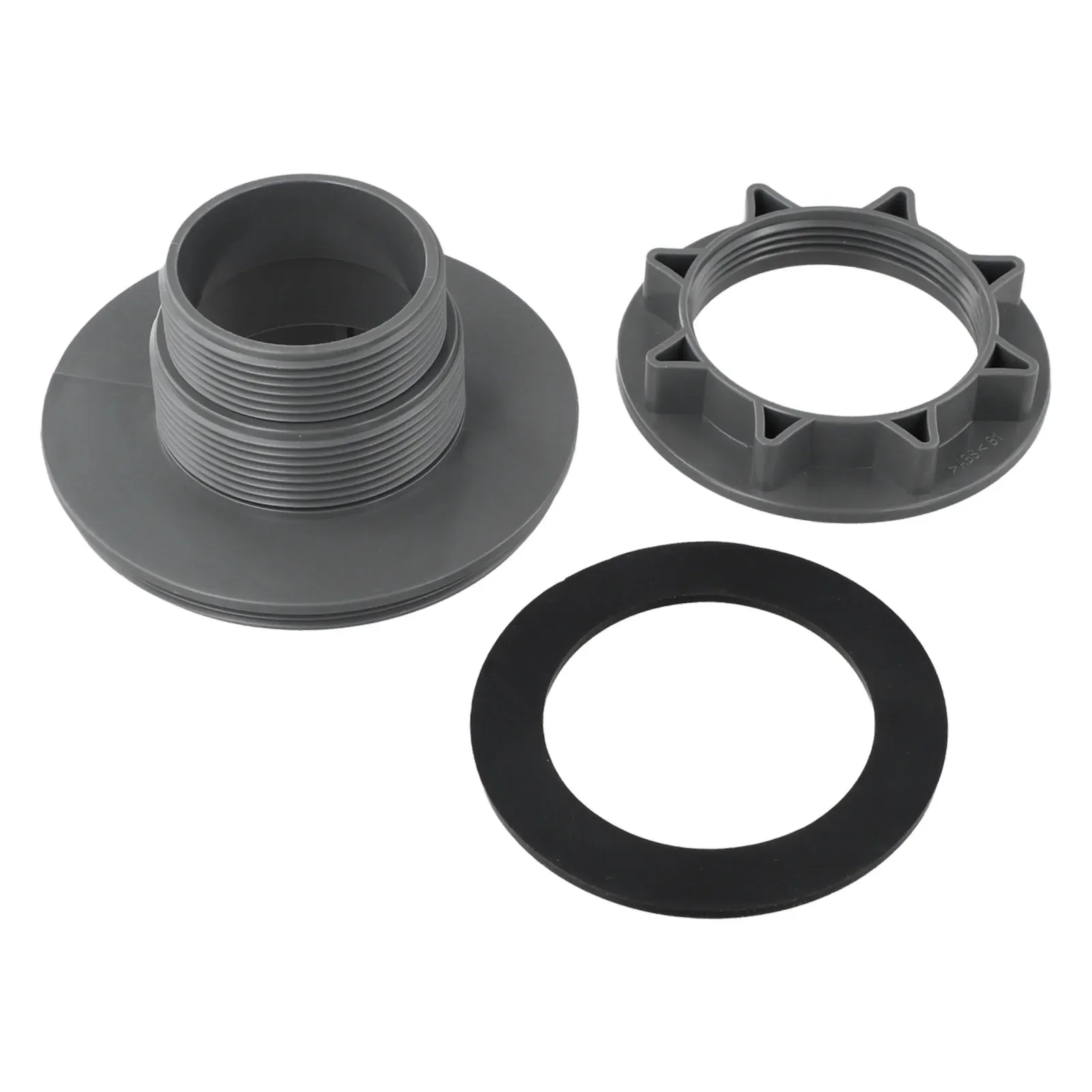 Pool Hose Connector Set Threaded Strainer Connector Nut Washer Kit For Intex Drain Fitting Replacement Part 10744 10256 10255