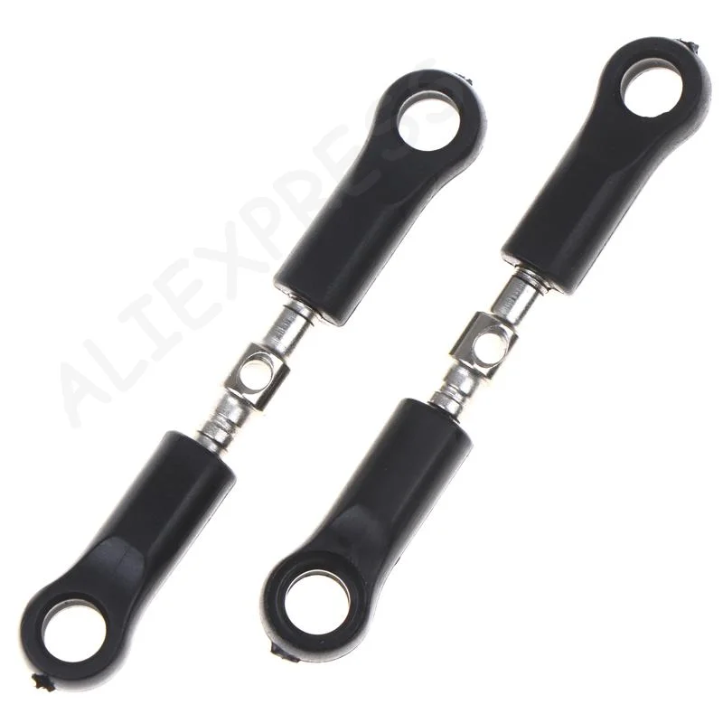 New 2Pcs RC Steering Tie Rod Adjustable PA Steel High Strength Accurate 1/16 Camber Link For SCY 16101 16102 16103 PRO6317