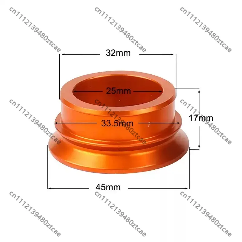 Motorcycle Rear Axle Spacer Bushing 25mm, Rear Wheel Hub Distance Sleeve Replacement Parts