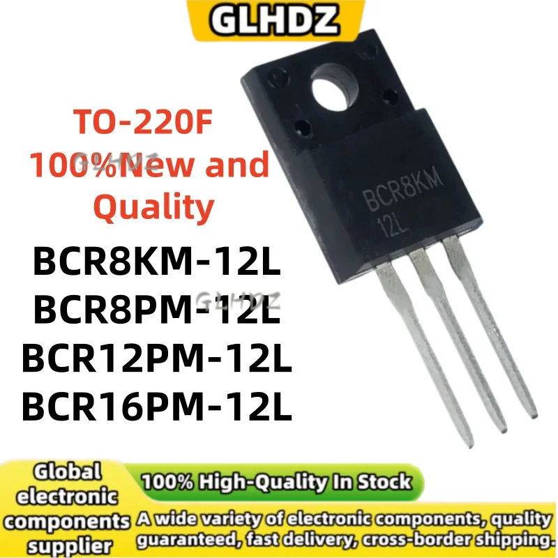 NEW and High quality 10pcs BCR8KM-12L BCR8PM-12L BCR12PM-12L BCR16PM-12L TO-220F spot goods