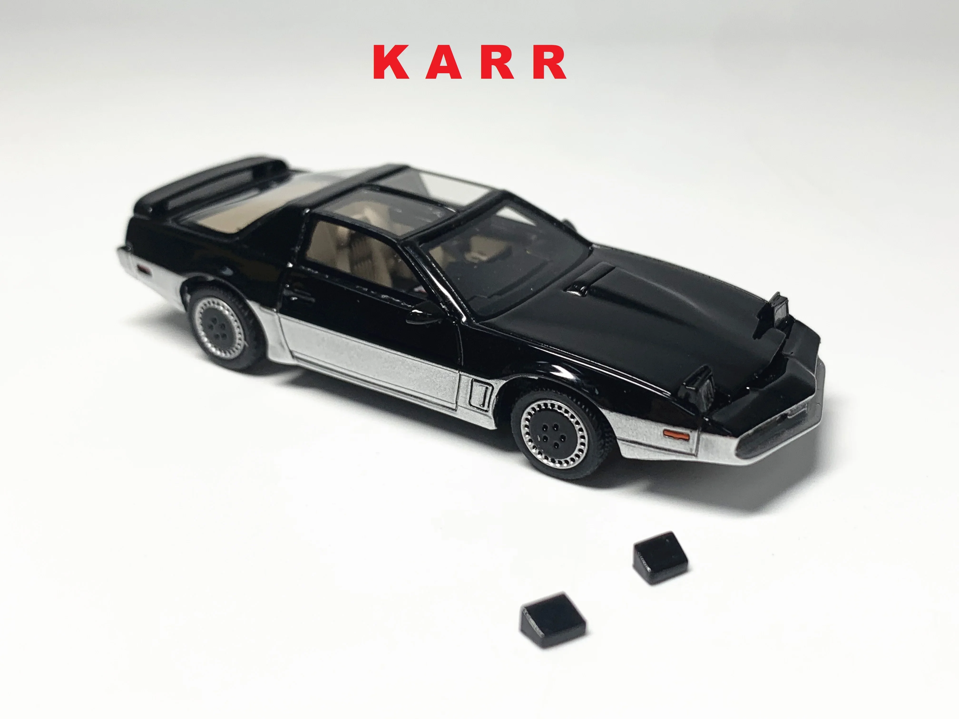 TNT Model 1:64 Pontiac Firebird Knight Rider KITT Resin Model Car