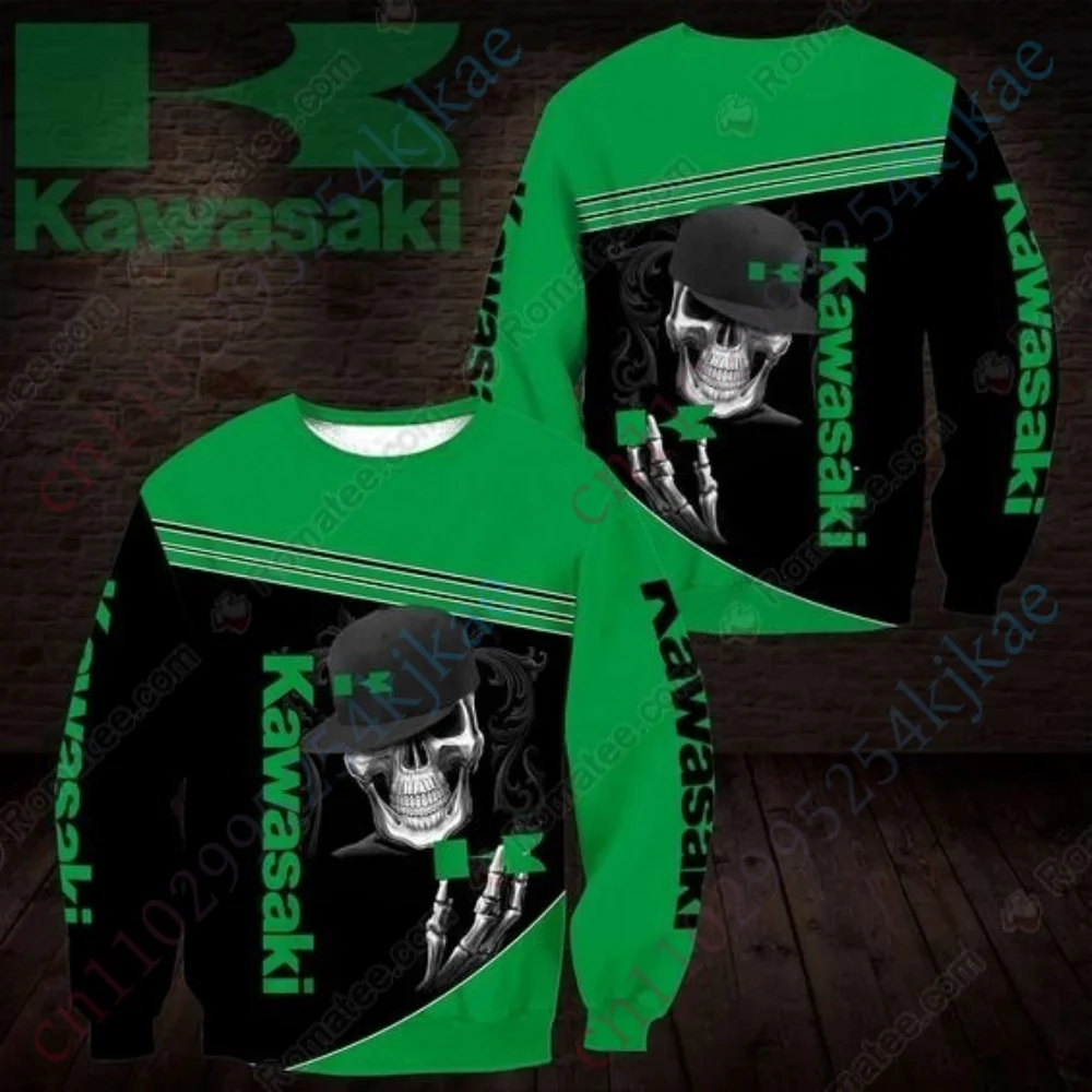 

Kawasaki Clothing Hoodies For Men Sweatshirt Anime Casual Streetwear Streetwear Harajuku Unisex Essentials 3dPrinting sweatshirt