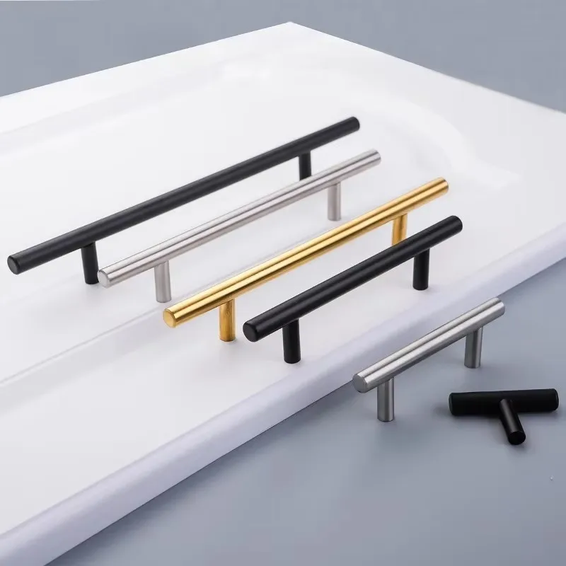 2 Pcs Stainless Steel Cabinet Handles Brushed Nickel/ Black/ Gold Cabinet Pulls - Drawer Pulls