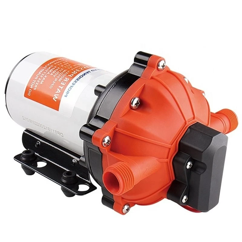 HGHO Yacht Boat Marine RV Caravan High Pressure Supply Water Pump 5.0 GPM 60 PSI DC12/24V Volt Electric Diaphragm 5 Chamber