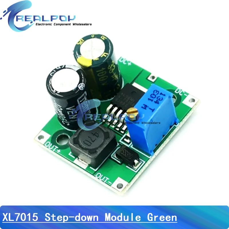 XL7015 DC-DC Dc converter Step-down module 5V-80V Wide voltage input 7005A LM2596 XL7015E1 Blue/Green