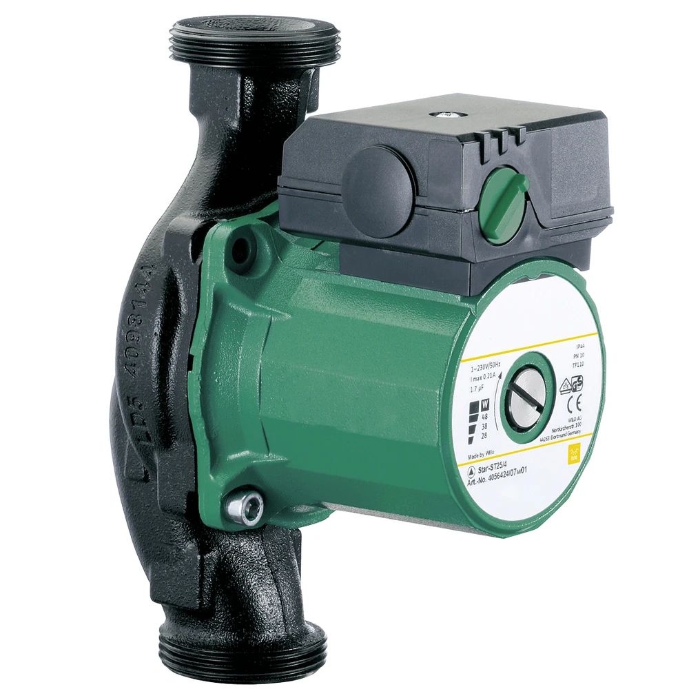 Industrial Low Temperature Hydronic Circulator Pump, Variable Speed Hot Cold Water Boiler Circulating Pump for HVAC & Heating Eq