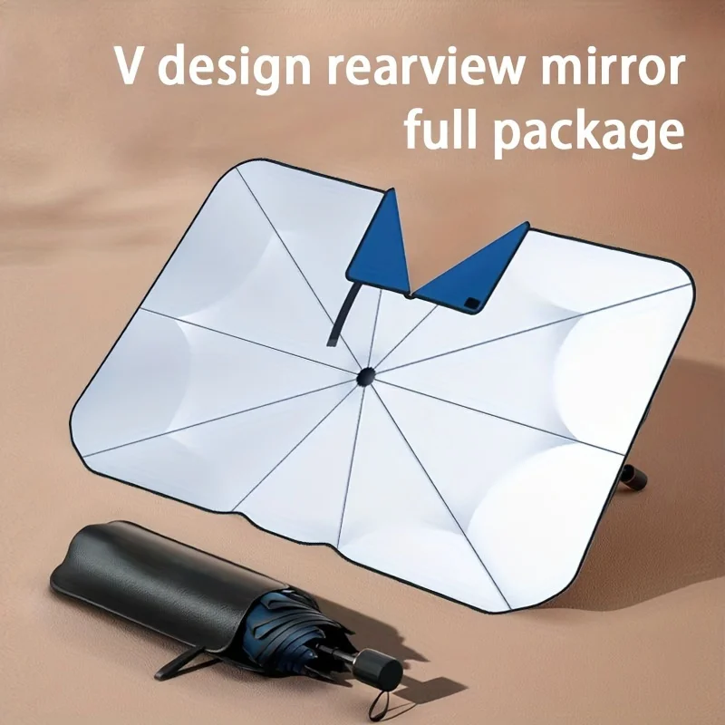 2023 New Car Sun Umbrella Telescopic Sun Visor Innovative Sun Protection Heat Insulation Shade Shade Tool Outdoor