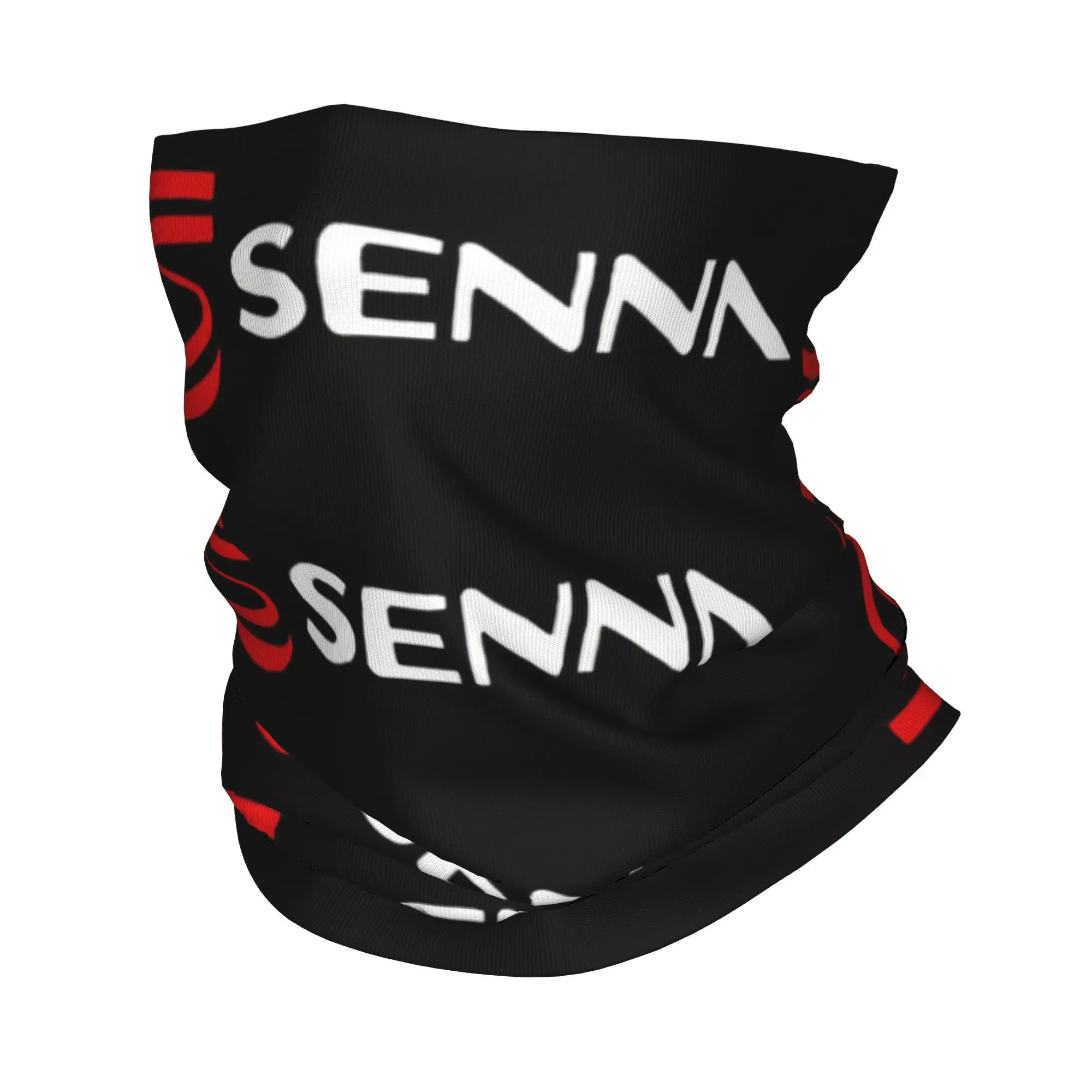 Custom New Hot  Ayrton Senna Bandana Neck Gaiter UV Protection Face Scarf Cover Men Women  Headwear Tube Balaclava