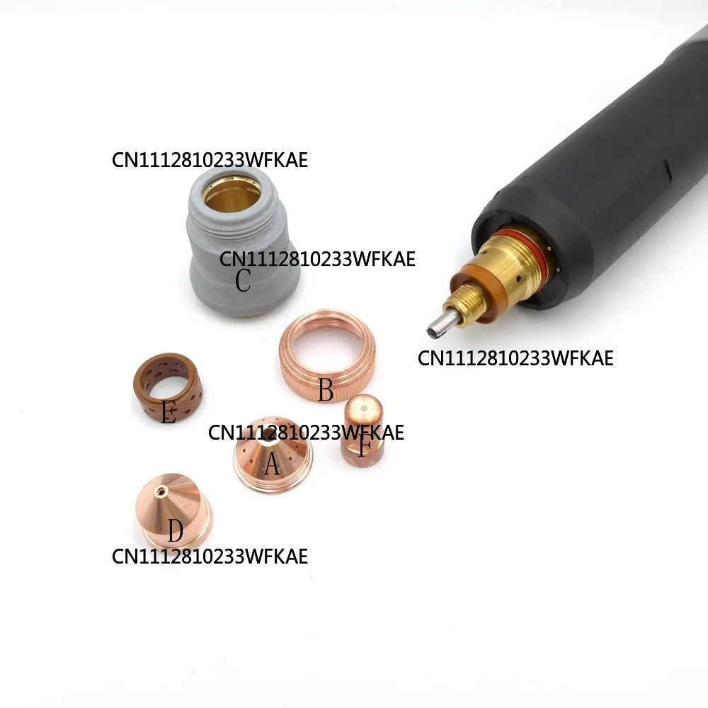 10pcs IVB0631 Electrode 40-120A Air Cooled No HF Plasma Consumables  IPX102 IPXM102 Manual Torch Machine Cutting Torch