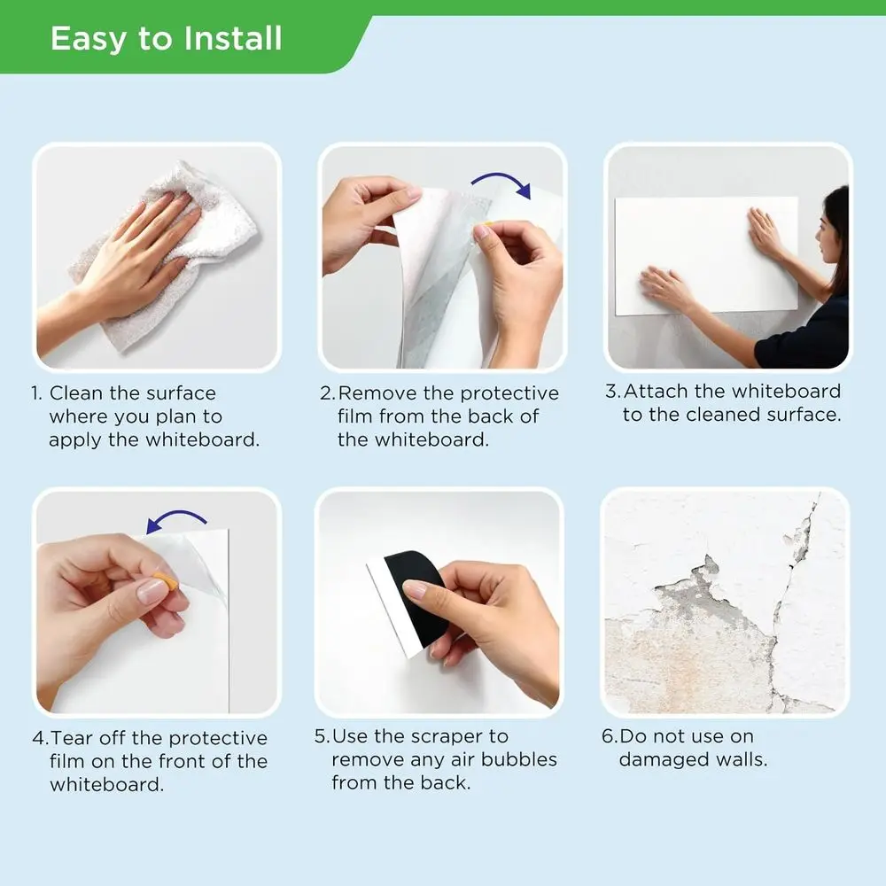 سبورة بيضاء مغناطيسية على الحائط، مقاس 26 × 17، مخططات الرياضيات التعليمية للأطفال، مثالية للمنزل والفصول الدراسية #5