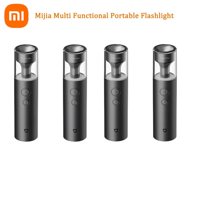 Original Xiaomi Mijia Multi Functional Portable Flashlight 3100mAh IP65 Waterproof 1000lm Emergency Lighting ﻿