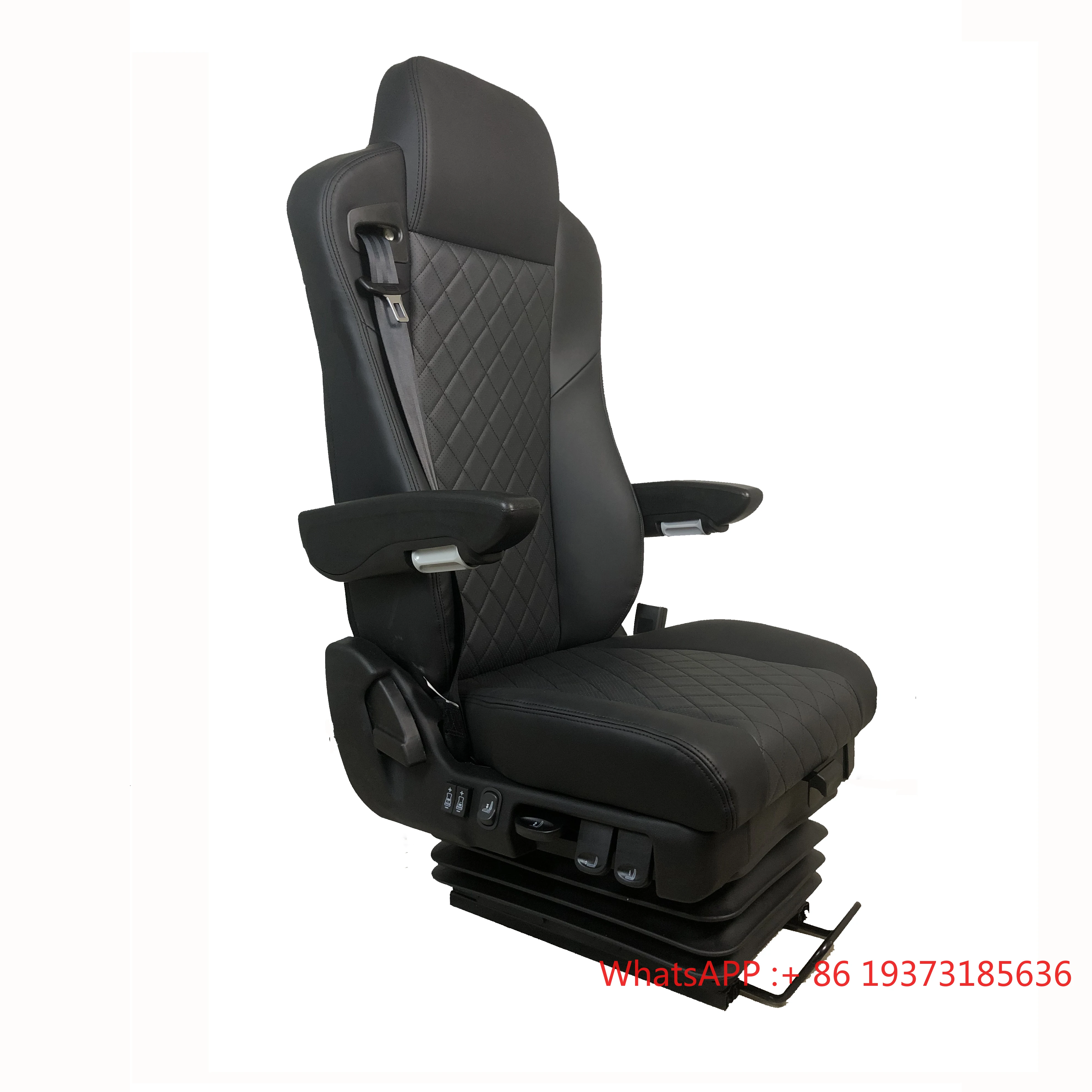 Universal Heavy Duty Truck Air Seats With Air Lumbar Support Pneumatic Airbag Seats