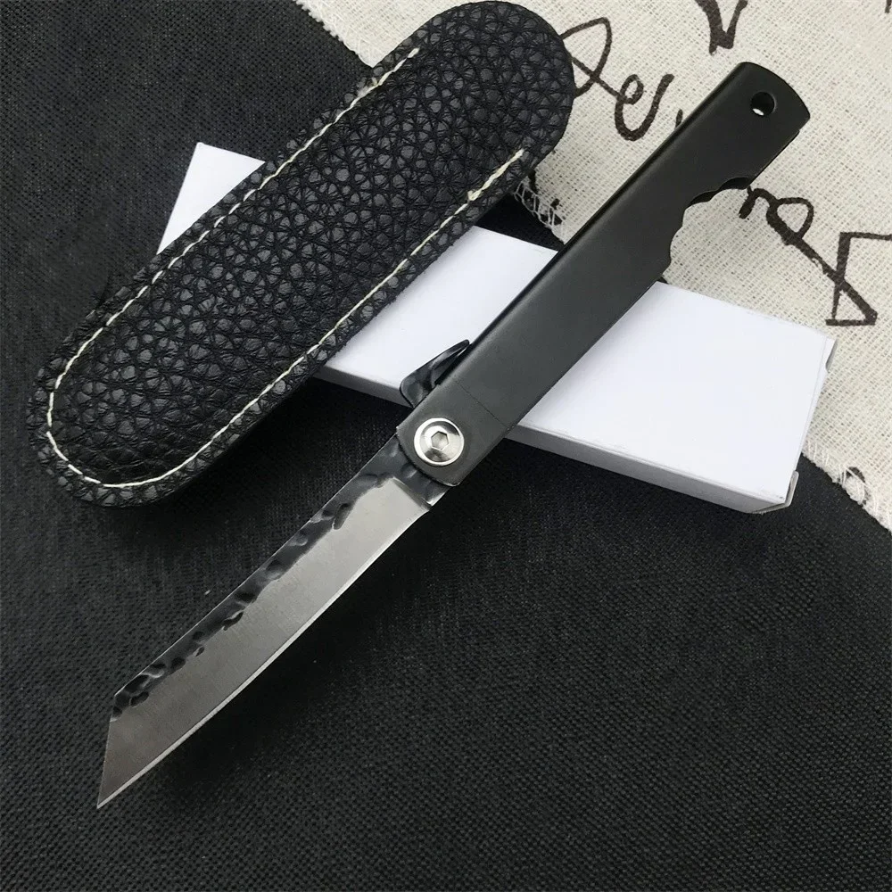 Nagao Higonokami Hoseki Forge 5cr13mov Blade Aluminum Alloy Handle Hunting Folding Blade Knife Portable Knife Camping EDC Tool