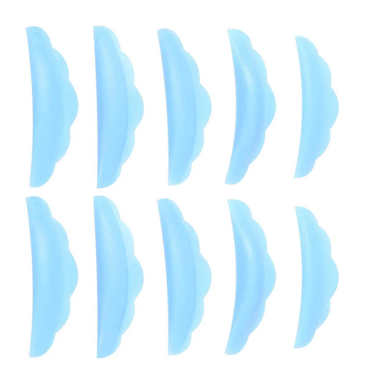 5Pairs Eyelash Perm Gaskets Silicone Reusable Pads for Lash Extension Beauty Salon Tool Eyelashes Grafting Aid