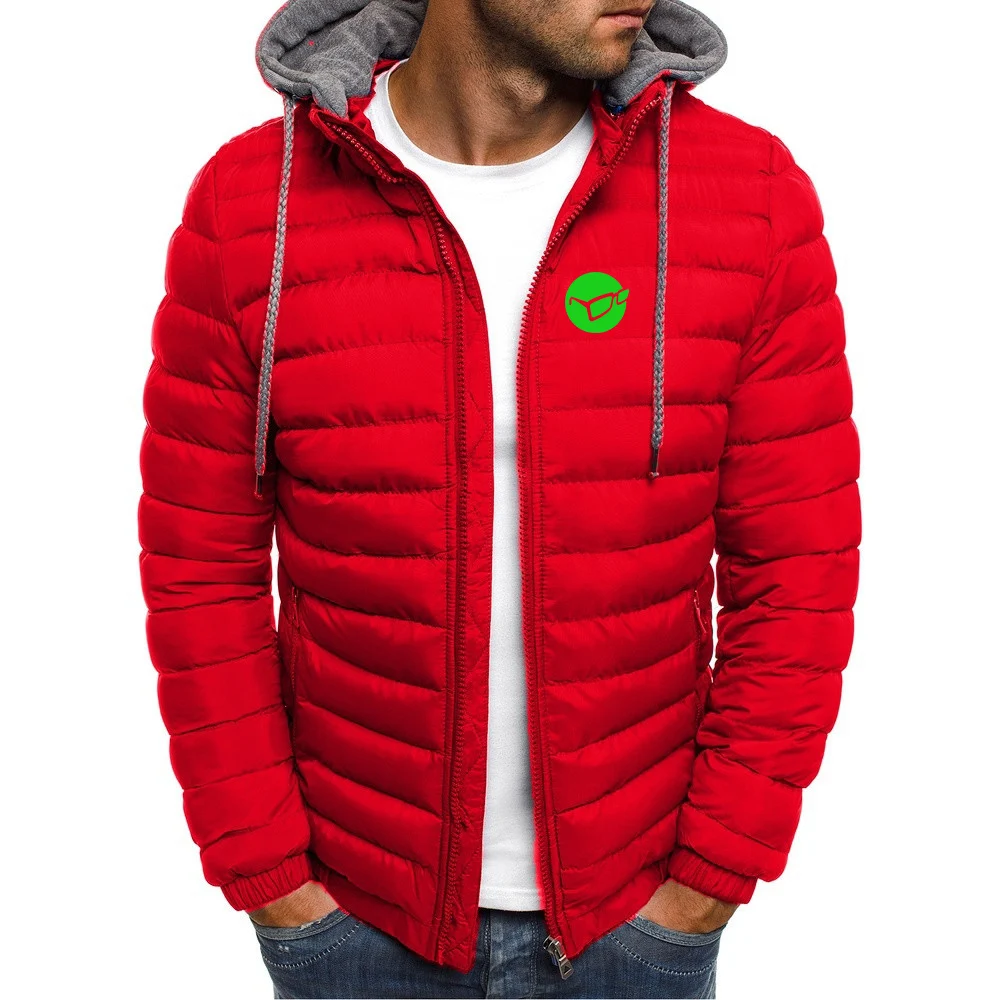 Korda Inspired Tribute 2025 Autumn And Winter Man's New Seven-color Cotton-padded Hoodies Leisure Zipper Jacket Clothing