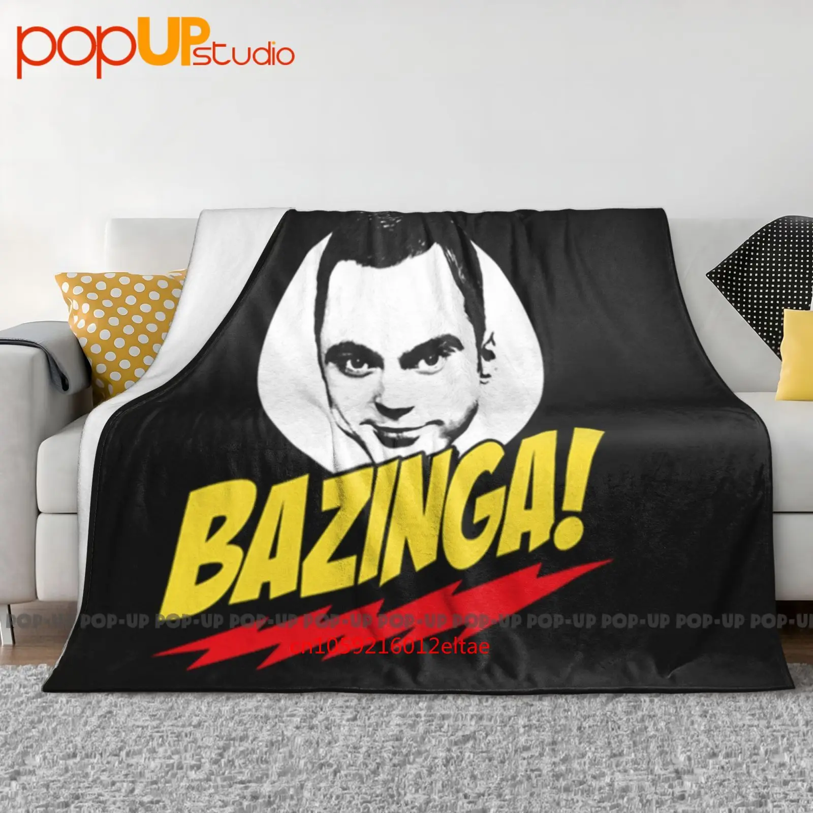 Sheldon Cooper Bazinga Ultra-Soft Blanket Quilt Winter Sofa Cover Bed Covers