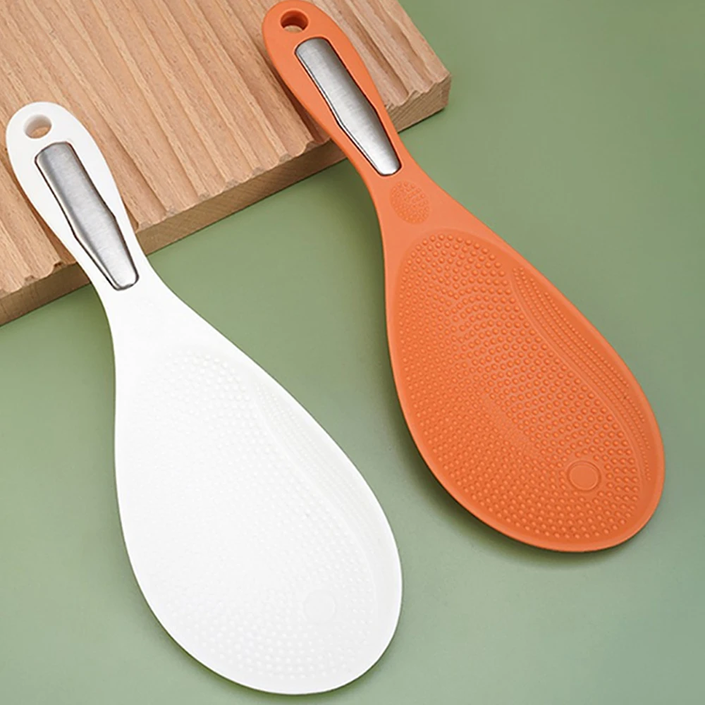 Rice Scoop Non-stick Rice Shovel Thicked High Temperature Resistant Food Contact Grade Rice Spoon Household Kitchen Gadgets