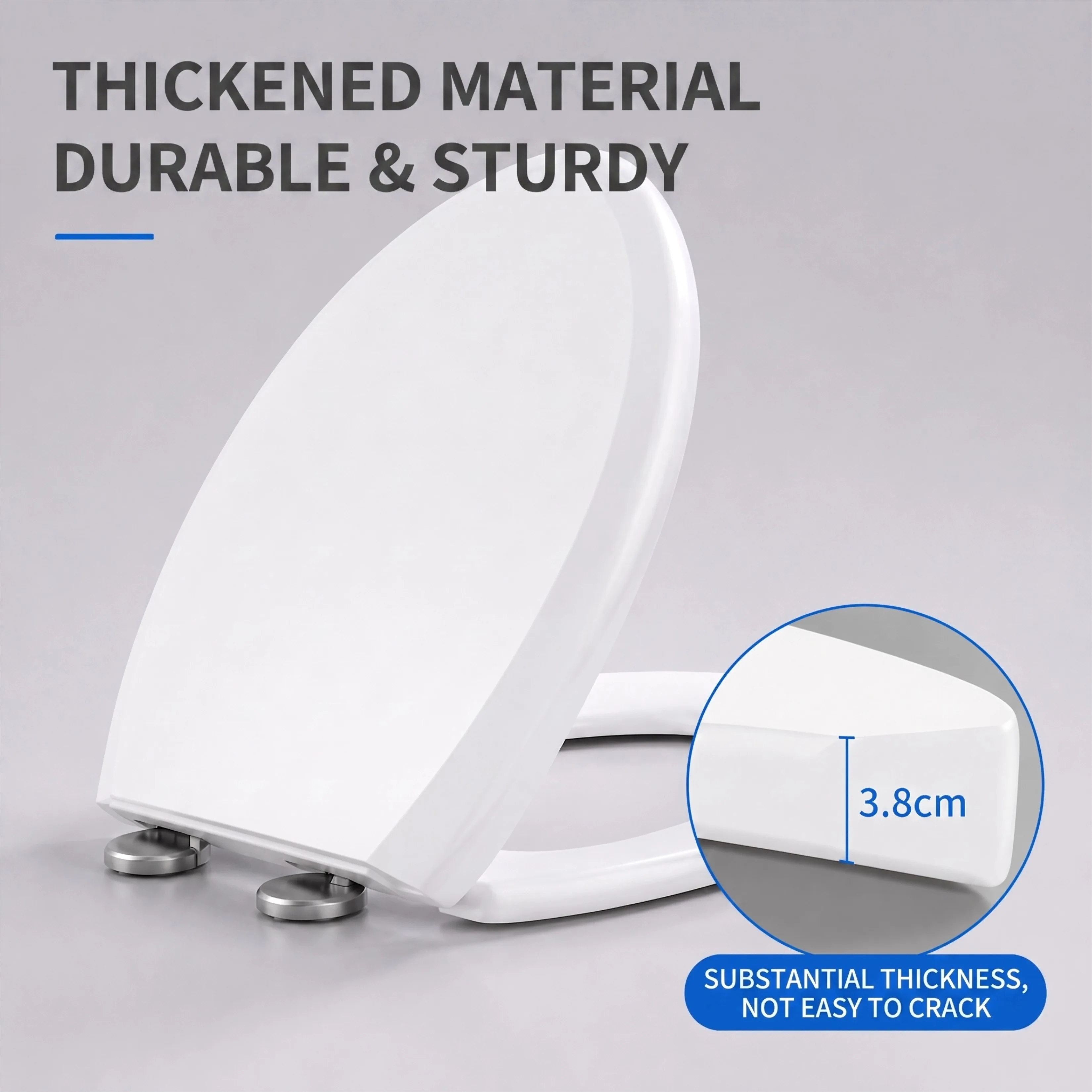 Siège de toilette à fermeture - Slow Close Toilet Seat Quick Release avis et prix