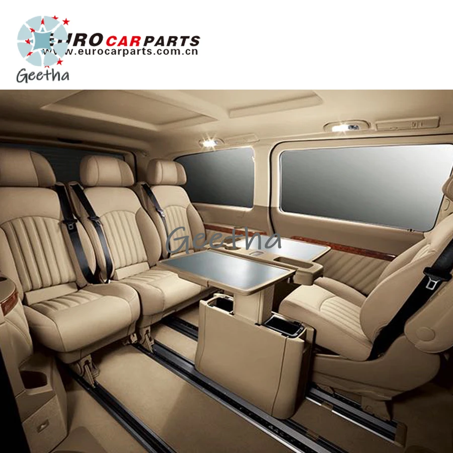 

V Class W447 Car Back Seat Table with or Without Sliding Rail Car Table Tray Fit for Vito W447 V250 V260 V300 Table Board