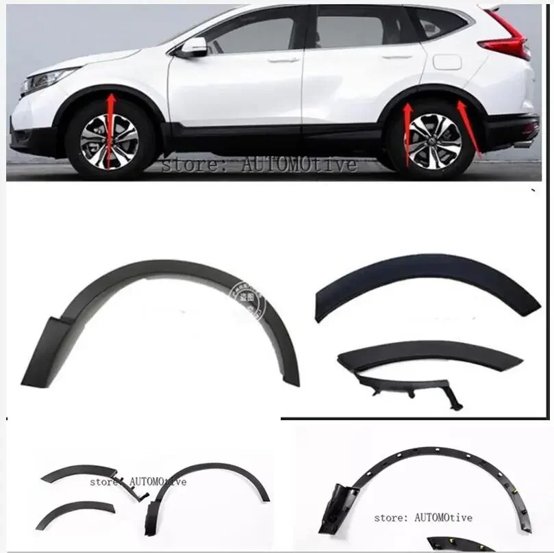 2017-2021 for HONDA CRV Wheel arch trim Front and Rear Bumper Leaf Trim Panel Automobile Wheel Eyebrow Anti Insertion