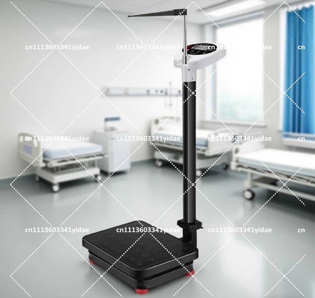 Digital Body Fat Scale with Height and Weight Measurement, Easy-to-Use LCD Display Bathroom Scale