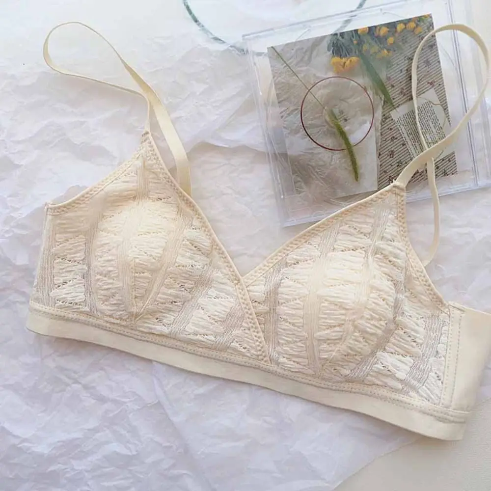 حمالة صدر عميقة على شكل حرف V قابلة للتنفس، ملابس داخلية مضادة للترهل للنساء، حمالة صدر شبكية رفيعة مقاومة للصدمات #3