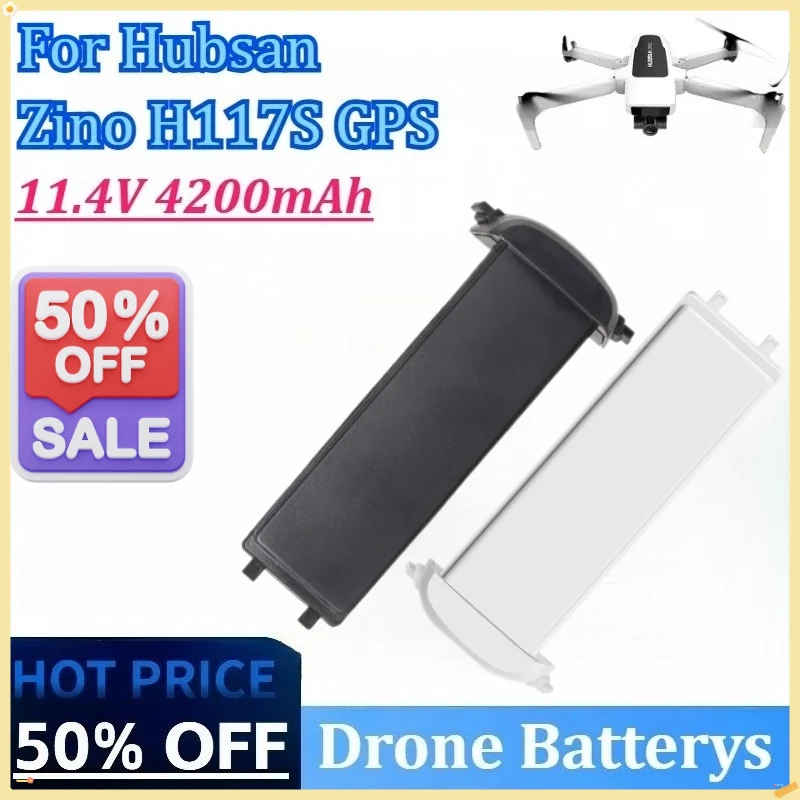 

New 11.4V 4200mAh Flight Battery for Hubsan H117S Zino Pro GPS RC Quadcopter Spare Parts for RC FPV Racing Camera Drone Batterys
