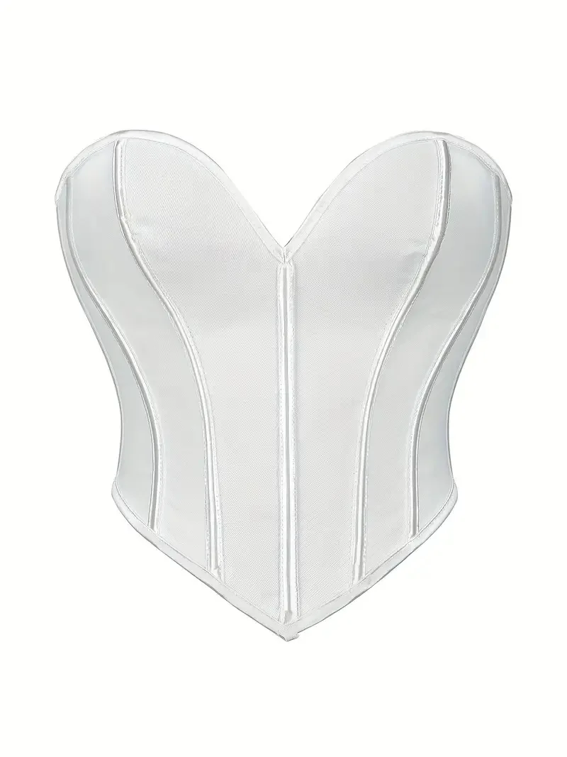 

Vintage Slimming Corset Top Women's apewear Bustier Bal Design Polyester Fiber ort Length Color Zipper Closure