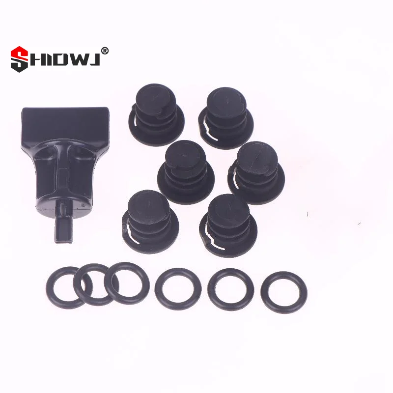 1/7 pezzi 06L103801 tappi di scarico olio con strumento di rimozione spina per V W 1.8L 2.0L Golf Passat accessori auto