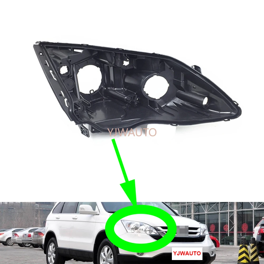 Headlight Base for Honda CRV 2007~2011 Headlamp House Car Lights Rear Base Front Auto Front Headlight Back Support