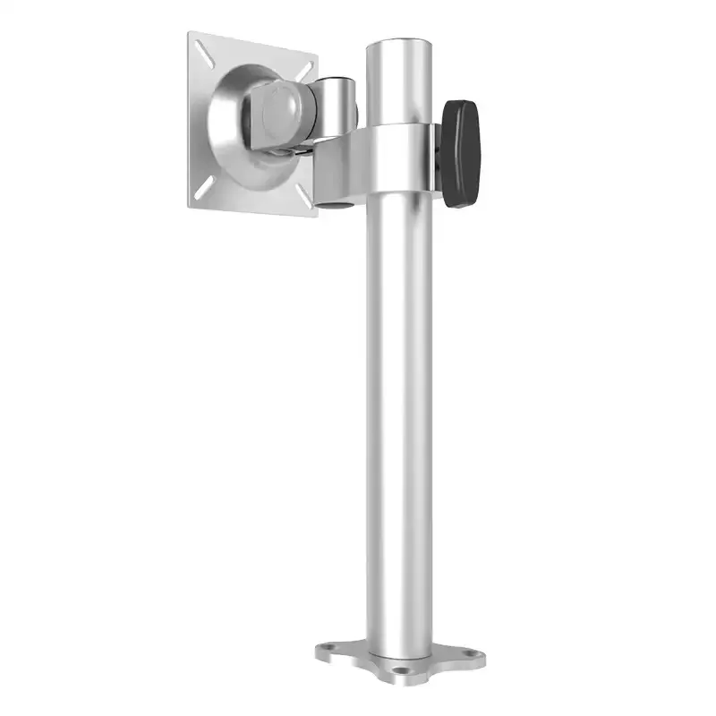 Grommet Mount VESA Monitor Arm, Desktop Height Adjustable Extension Arm with Portrait/Landscape Rotation