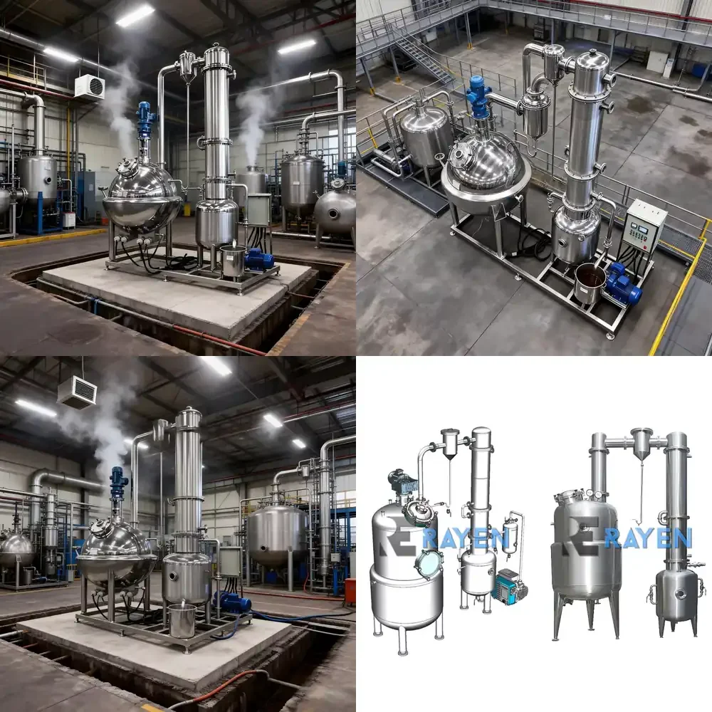 

Chemical Solvent Recovery Energy Saving Evaporation System Equipment Vacuum Evaporator