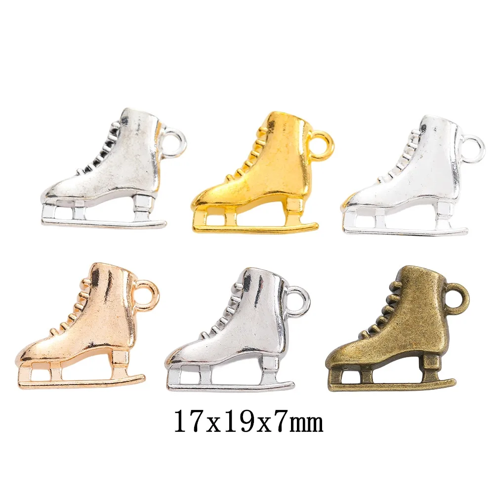 8 pieces (shoes) vintage zinc alloy charm metal pendant DIY jewelry discovery making accessories 1590