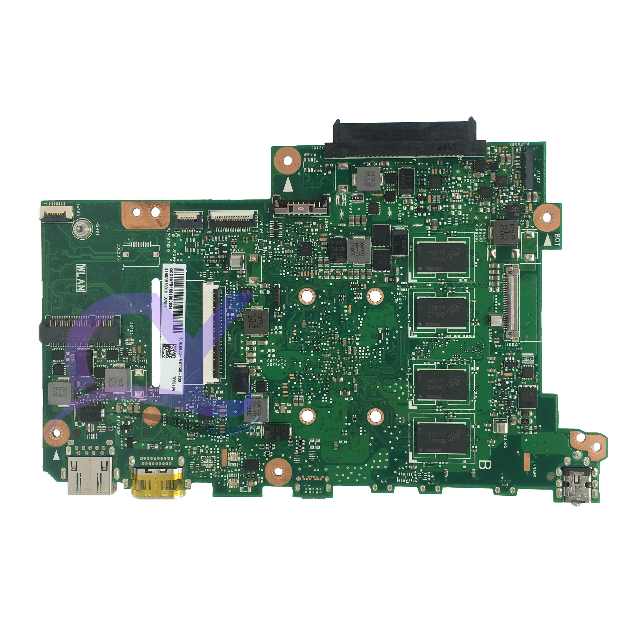 Imagem -02 - Mainboard para Asus Transformer Livro Flip Tp201s Tp201 Laptop Motherboard com N3700 Cpu 4gb-ram ok 100 Teste Bem Tp201sa