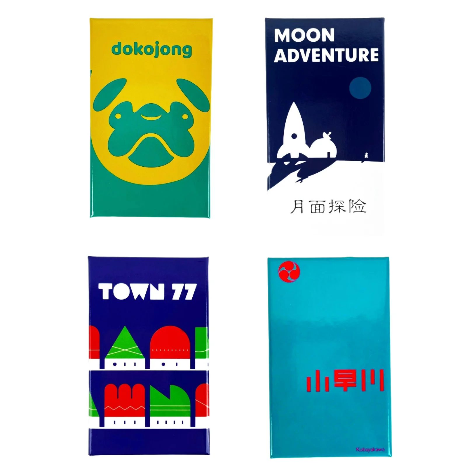 

Board Game:Dokojong|Town77|Moon Adventure|kobayakawa,Perfect for Family & Friends Gatherings