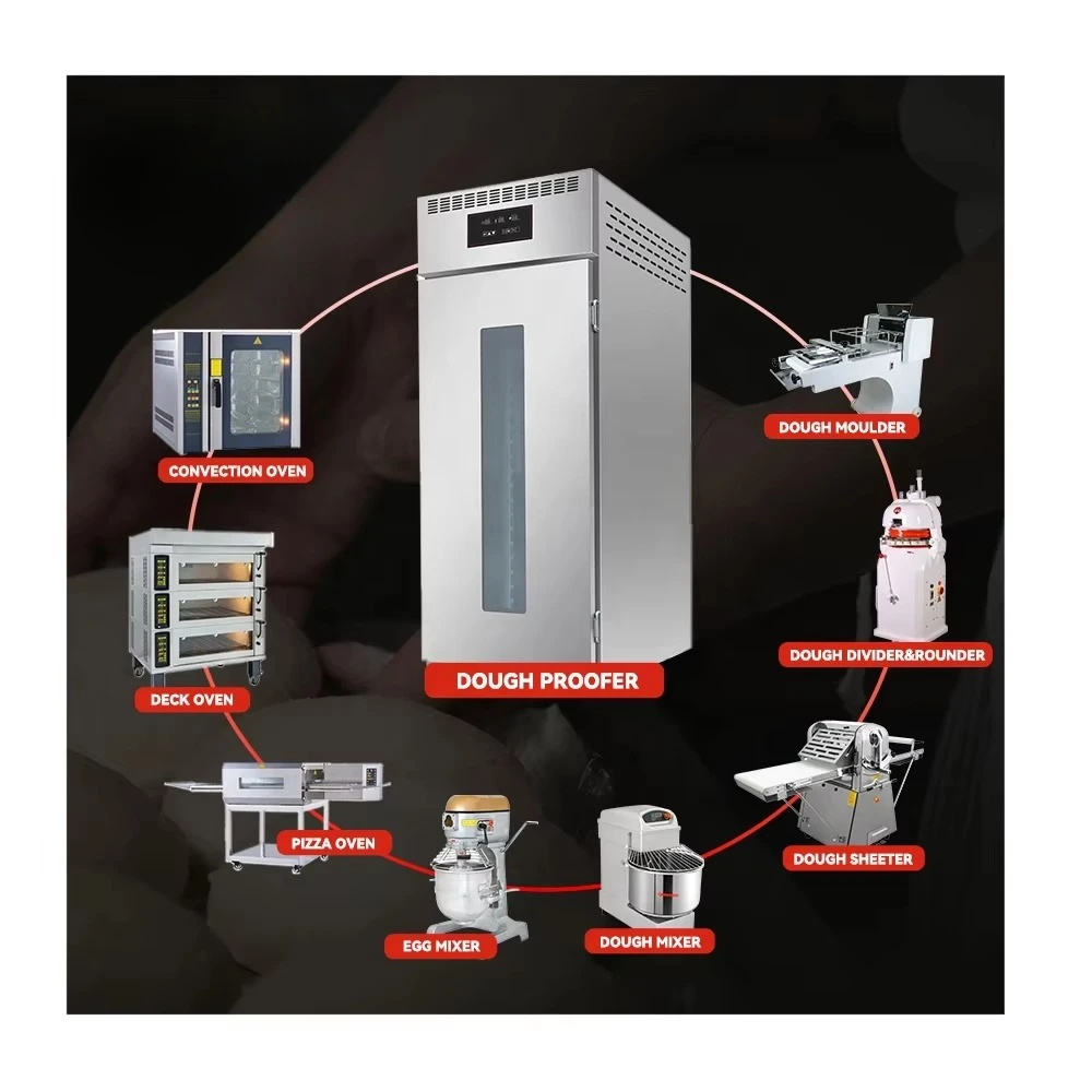Factory Outlet 36 Trays Electric Baking Equipment Dough Bread Proofing Cabinets Room Pizza Bread Dough Proofers Machine for Sale