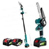 3000W 6 Inch Telescoping Pole Electric Chainsaw 2 IN 1 High Branch Garden Pruning Power Tool for Makita 18V Battery