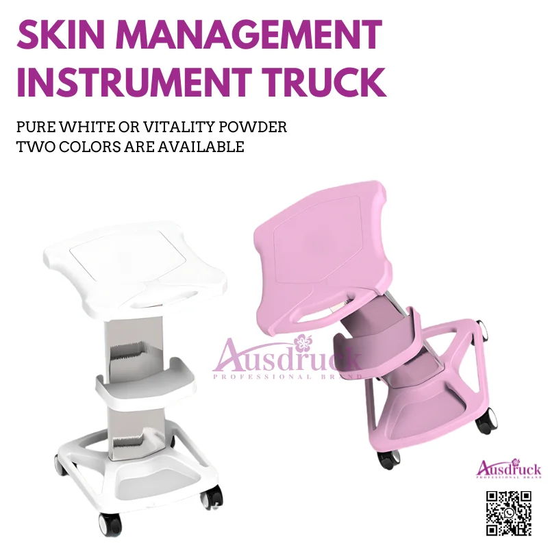 Modern Skin Management Truck - White & Pink Options for Professional Use