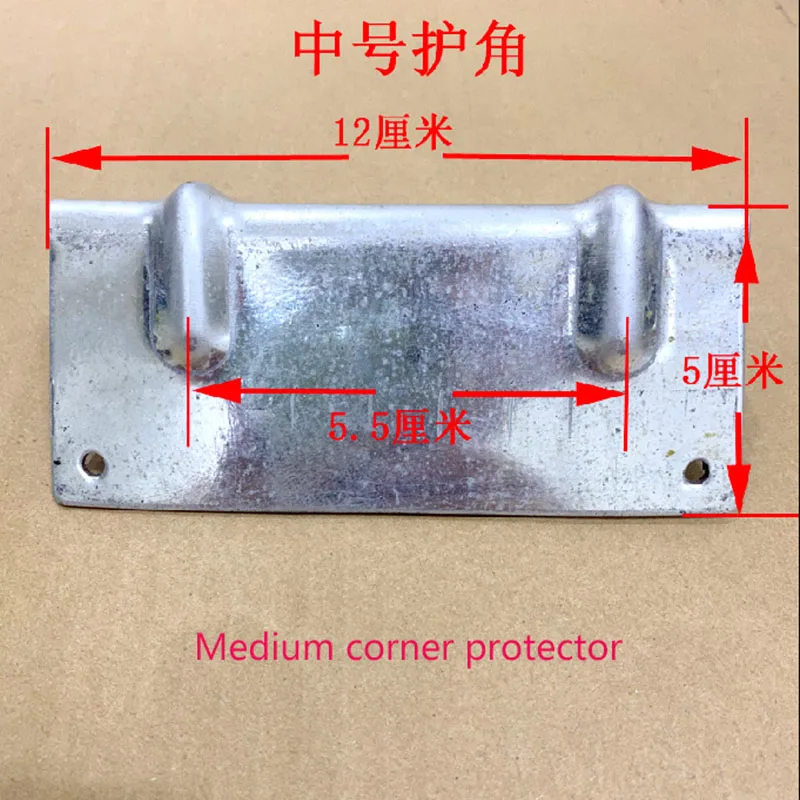 10PC Truck Sealing Angle Iron Plywood Gasket Steel Corner Protection Plate Rope Binding Tape Plastic Medium