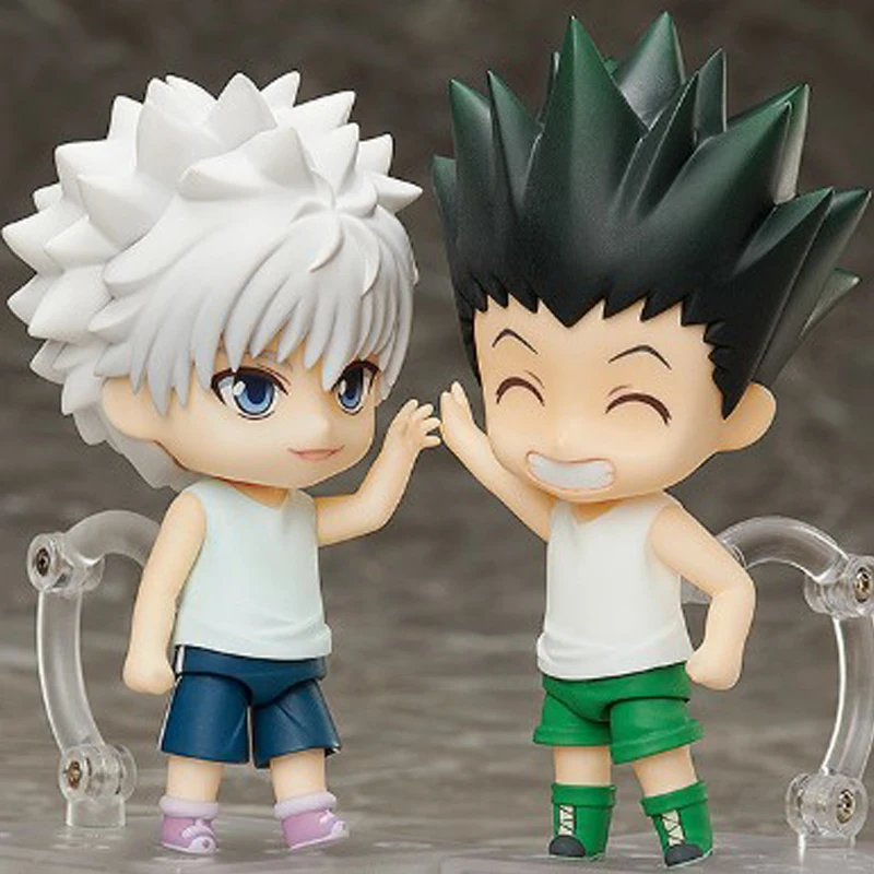 100% Original: HUNTER x HUNTER Killua Zaoldyeck Q version figma Action Figure Anime Figure Model Toy Figure Collection Doll Gift