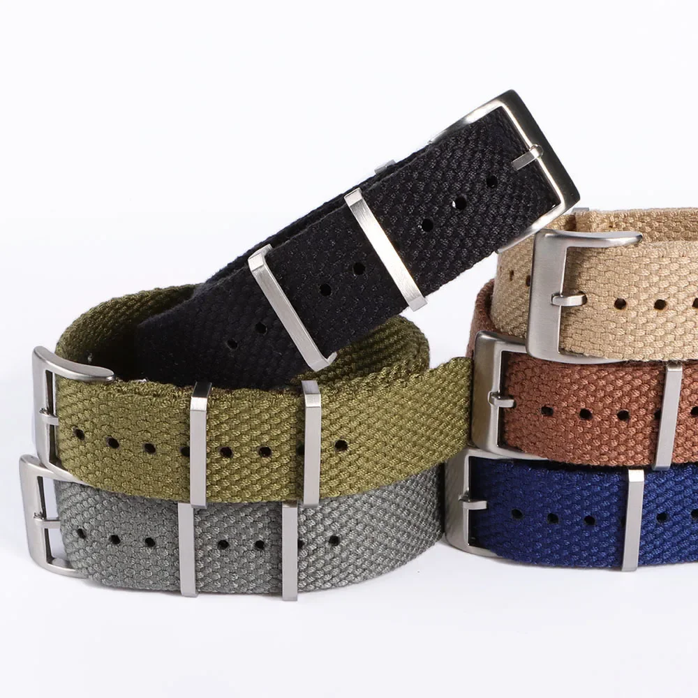 Хлопковый нейлоновый ремешок для браслета Seiko Braid 20/22 мм, мягкий ремешок для часов, военный спортивный браслет для Omega Seamaster 007 для Citizen