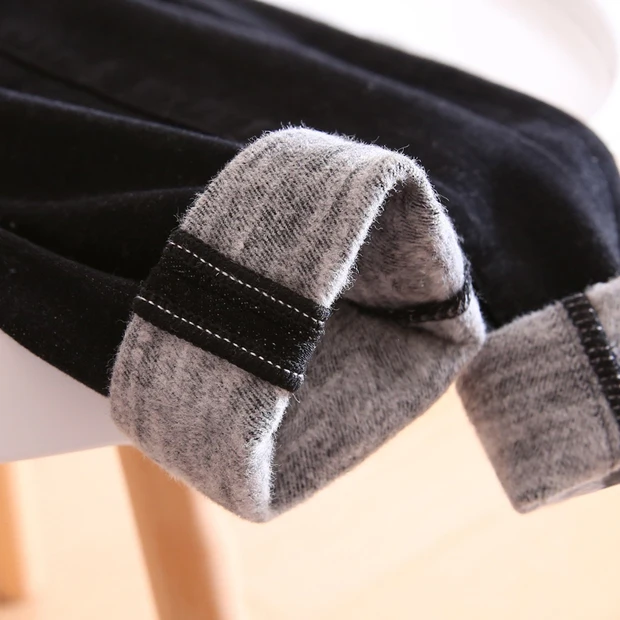 

Bla Fce Lined High Waist Slimming Women's Jeans Autumn Winter Straight Leg Tube Pants plus Size Faion plus Size