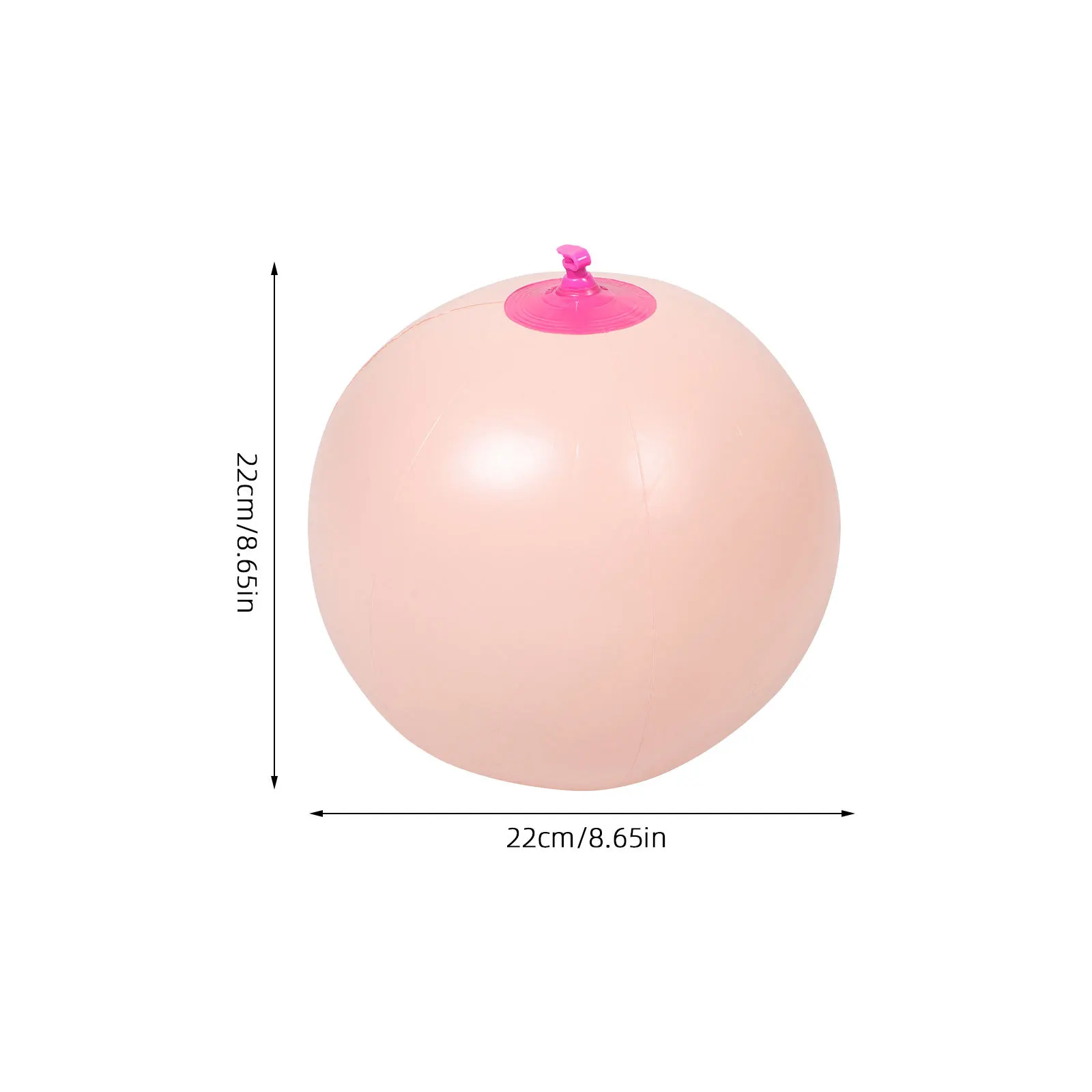 Balles de plage gonflables en PVC, 3 pièces, 8.65 pouces, haute élasticité, légères, faciles à transporter, sensation de main lisse pour piscine de plage